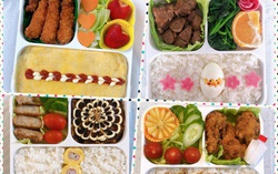 9X chỉ mất 20 phút làm cơm hộp bắt mắt 