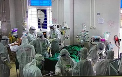 Bà bầu nhiễm Covid-19 phải đặt tim phổi nhân tạo 