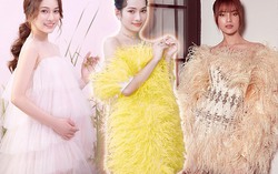 Đầm lùng bùng giấu dáng, vợ Dương Khắc Linh trông như thời còn bầu bí