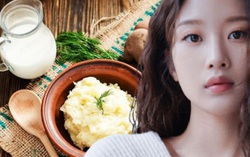 Dưỡng da tươi trẻ ngay tại nhà bằng mặt nạ sữa tươi khoai tây siêu đơn giản