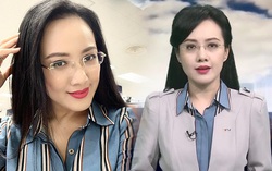 Diện áo dài lên sóng đã quen, BTV Hoài Anh hiếm hoi chuyển style khác lạ