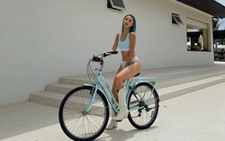 "Nóng mắt" với thời trang đạp xe của chị em