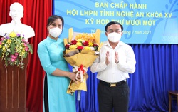 Bà Hoàng Thị Thanh Minh được bầu làm Phó Chủ tịch Hội LHPN tỉnh Nghệ An