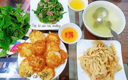 Mẹ 3 con khoe những mâm cơm ngon mà giản dị