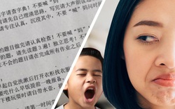 1 phụ nữ Trung Quốc ký hiệp ước "đừng hỏi mẹ" với con trai 7 tuổi 
