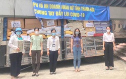 Phụ nữ Thanh Hóa gửi thực phẩm, khẩu trang hỗ trợ Bình Dương chống dịch