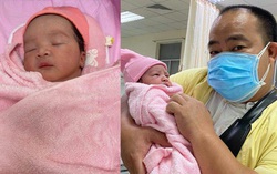 Hiếu Hiền nặng nề tâm trạng khi vợ vào phòng mổ, con gái chào đời giống bố như đúc