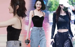 Đâu phải cứ gầy là mặc đẹp: Mỹ nữ Tân Cương phải kẹp quần, Angelababy "bơi" trong áo