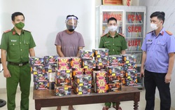 Bắt quả tang tài xế vận chuyển hơn 70kg pháo từ Quảng Trị ra Nghệ An tiêu thụ