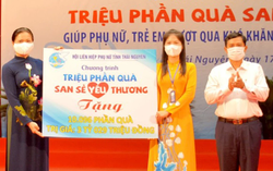 Phụ nữ Thái Nguyên: Hơn 10.000 phần quà san sẻ yêu thương với người dân bị ảnh hưởng bởi Covid-19