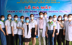 Bình Dương - Ra mắt trạm y tế lưu động  trong doanh nghiệp đầu tiên trên cả nước 
