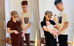 Bảo Thanh từng ôm bụng bầu đi học, sinh con xong được chồng làm vệ sĩ riêng