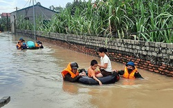 Cận cảnh vùng 'rốn ngập' ở Nghệ An