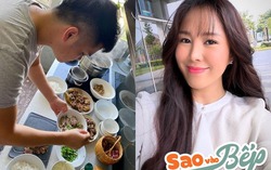 Chiều vợ như chồng kém 7 tuổi của Lê Phương, sáng-trưa-chiều vào bếp, đặc sản cũng tự nấu