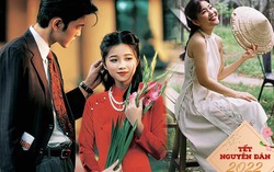 Phát sốt với trào lưu chụp ảnh áo dài Tết: Càng quê càng xịn