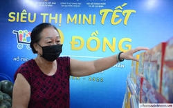 Chuỗi siêu thị mini Tết 0 đồng đến với hơn 25.000 hộ gia đình lao động khó khăn