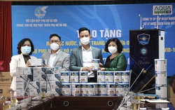 Tiếp nhận quà tặng nâng cao sức khỏe, phòng dịch Covid-19 cho phụ nữ Thủ đô