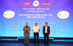 Agribank TOP10 Thương hiệu Mạnh ngành Ngân hàng Tài chính năm 2022
