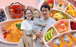 Gợi ý thực đơn cho bé từ loạt khay cơm ngon mắt