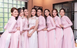 Dàn Hoa - Á hậu Việt Nam bê tráp trong lễ ăn hỏi Đỗ Mỹ Linh