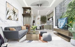 Thiết kế nhà 4 tầng cho gia đình 3 người theo phong cách tối giản