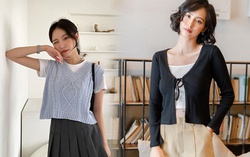 Tủ đồ mùa thu không thể thiếu áo len mỏng