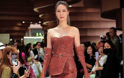 Độc đáo bộ váy được làm từ đất sét