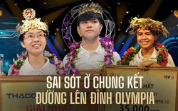 Điểm lại loạt trận Chung kết Olympia gặp lỗi sai ngay trên sóng truyền hình