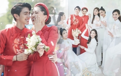 Dàn Hoa hậu - Á hậu góp mặt trong lễ ăn hỏi của Phương Nga và Bình An