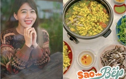 Ngất ngây nồi lẩu mùa thu với hoa vàng rực rỡ của nữ đạo diễn Ai Là Triệu Phú