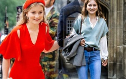 Nữ hoàng tương lai nước Bỉ mặc giản dị vẫn đầy khí chất