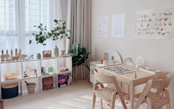 Mẹ trẻ tự tay trang trí phòng vừa xinh xắn vừa thông minh cho con gái