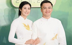 Cô dâu Ngọc Hân tự may 2 bộ áo dài cưới, đẹp tinh khôi trong lễ ăn hỏi