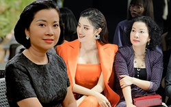 Mẹ làm "bà bầu" cho Á hậu Huyền My