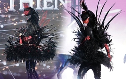 Mascot Thiên Nga Đen của "Ca sĩ mặt nạ" được nhà thiết kế Việt "mượn ý tưởng" từ bản Mỹ?