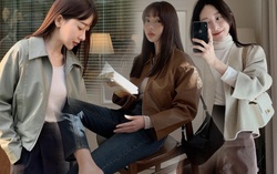 Kiểu áo khoác diện cùng món đồ nào cũng trông cao hơn