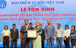 Tôn vinh 103 doanh nghiệp tiêu biểu phía Nam thực hiện tốt chính sách BHXH