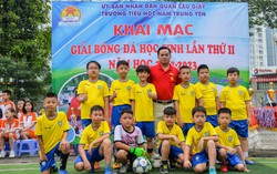 Tưng bừng giải bóng đá học sinh tiểu học