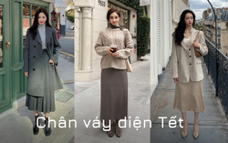 5 kiểu chân váy giúp trang phục ngày Tết thăng hạng