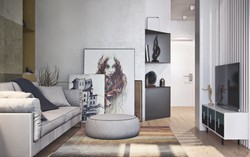 2 căn hộ có diện tích chưa đến 50m2 nhưng đẹp không kém gì các nhà rộng