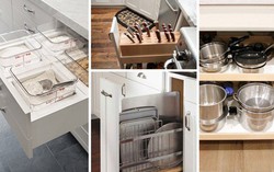 8 cách dễ dàng giúp chị em sắp xếp tủ bếp gọn gàng, đẹp mắt