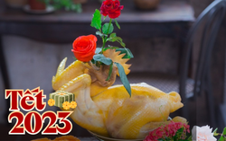 Mẹo luộc gà cánh tiên da vàng ươm, căng bóng làm cỗ Tết