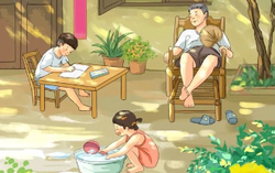 Bố bới được một thứ trong bụi cây, thế là gia đình tôi chuyển nhà