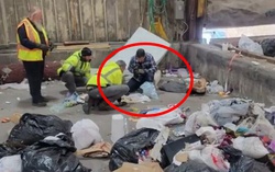 Vứt chiếc khăn giấy trên quầy bếp rồi mang đi đổ rác, chồng hoảng hốt trước câu hỏi của vợ