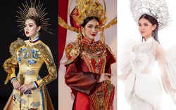 Ngắm trang phục dân tộc các người đẹp Việt từng dự thi Miss International