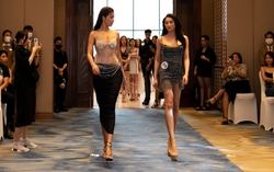 Minh Tú ngồi ghế nóng, chỉ bảo thí sinh tận tình 