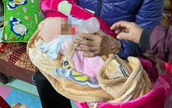 Bé gái sơ sinh bị bỏ rơi trước cổng chùa trong đêm giá rét
