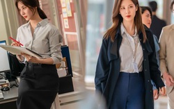 Đóng phim công sở, ngọc nữ Kbiz diện đồ thanh lịch