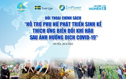 13h30 ngày 28/2: Đón xem livestream "Hỗ trợ phụ nữ phát triển sinh kế thích ứng biến đổi khí hậu" trên PNVN online