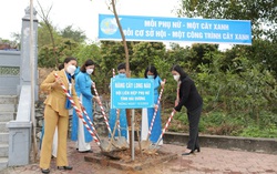 Phụ nữ Hải Dương: Trồng nhiều loại cây quý lâu năm trong “Tết trồng cây - Phụ nữ vun trồng tương lai”